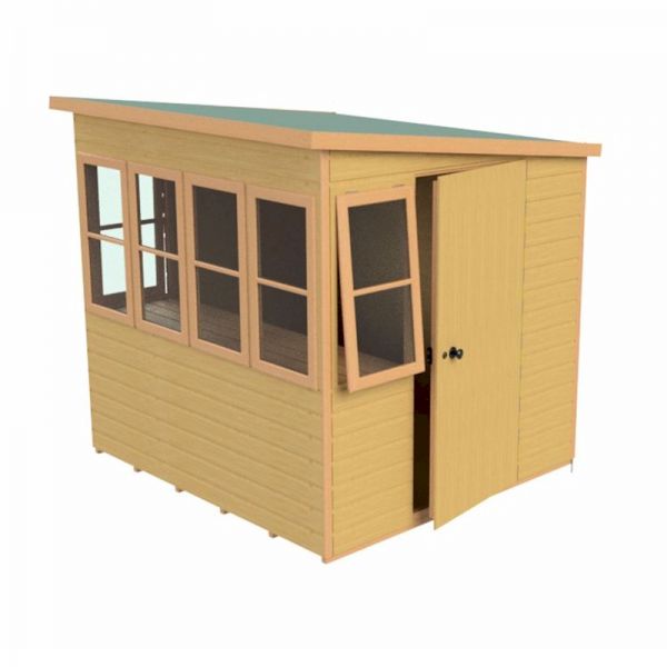 Shire Sun Pent Potting Shed 10x10 - Right Door