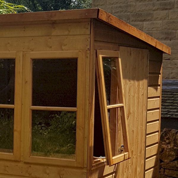 Shire Sun Pent Potting Shed 6x6 - Right Door