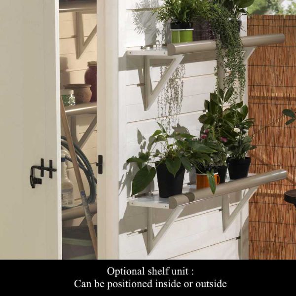 Shire Tuscany EVO 120 Double Door Plastic Shed