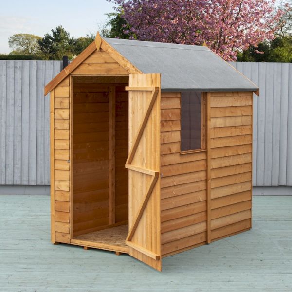 Shire Value Overlap Apex Shed 6x4 with Window