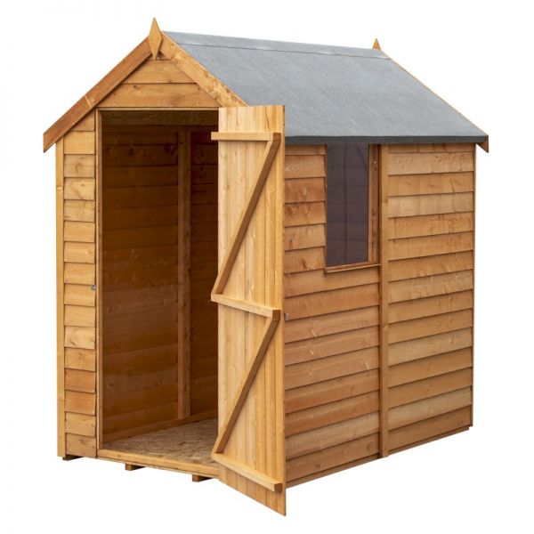 Shire Value Overlap Apex Shed 6x4 with Window