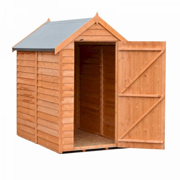 Shire Value Overlap Apex Shed 6x4