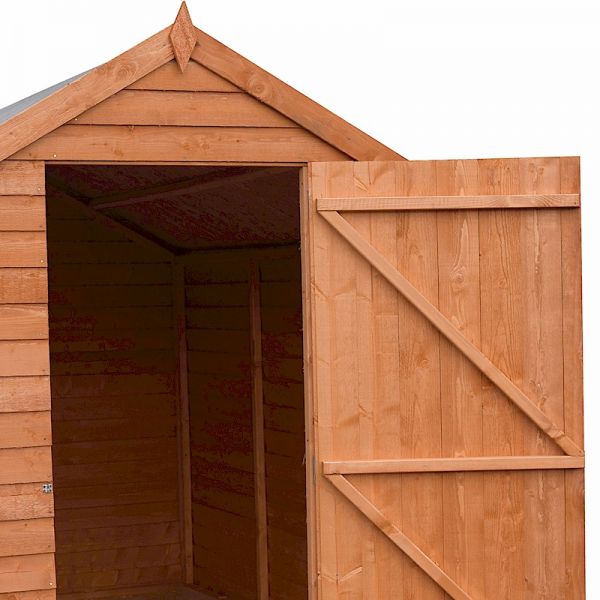 Shire Value Overlap Apex Shed 7x5