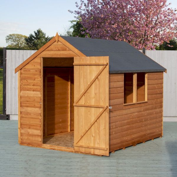 Shire Value Overlap Apex Shed 8x6 with Windows