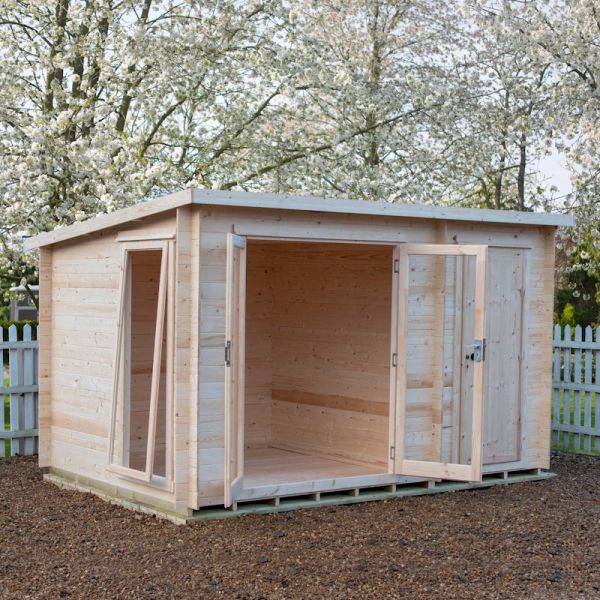 Shire Walsoken 19mm Log Cabin 12x8