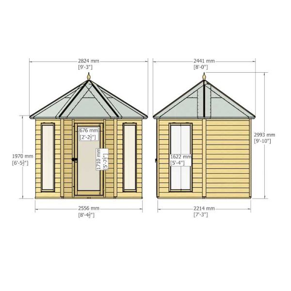 Shire Welburn Summerhouse 8x7