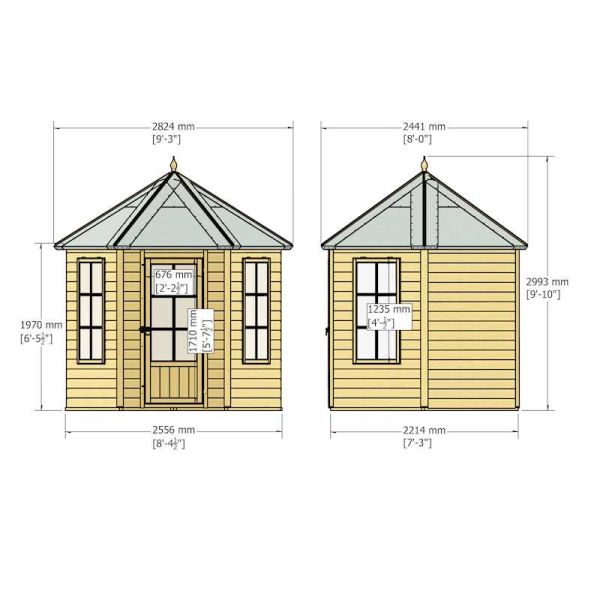 Shire Welwick Summerhouse 8x7