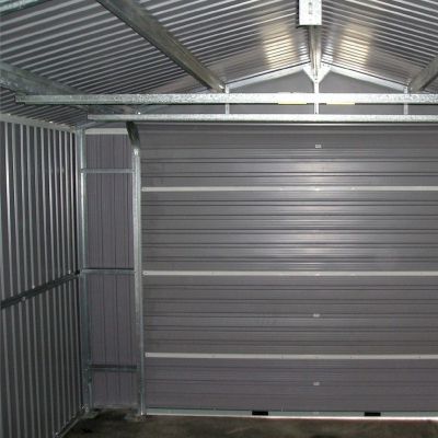 Store More Olympian Anthracite Metal Garage 12x20