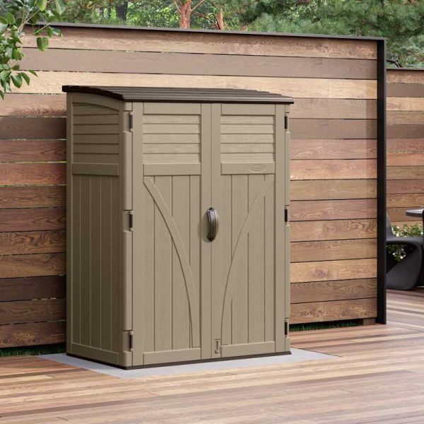 Suncast Aston Large Storage Cabinet - Sand