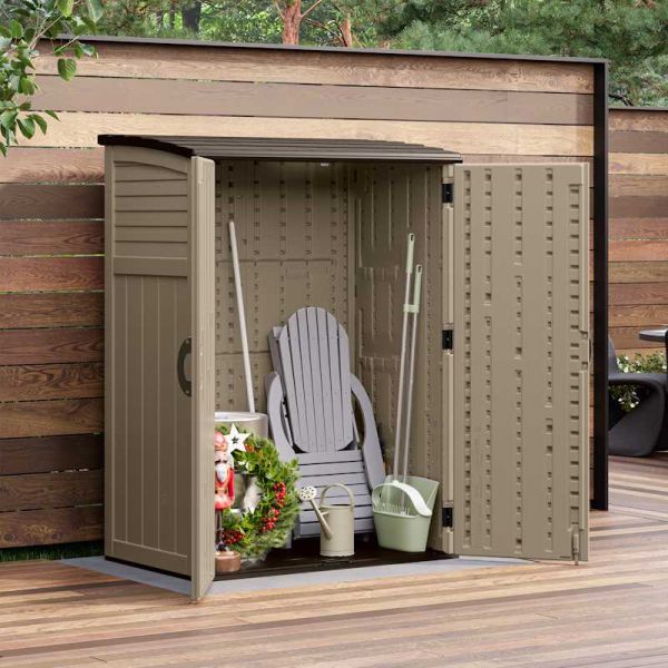 Suncast Aston Large Storage Cabinet - Sand