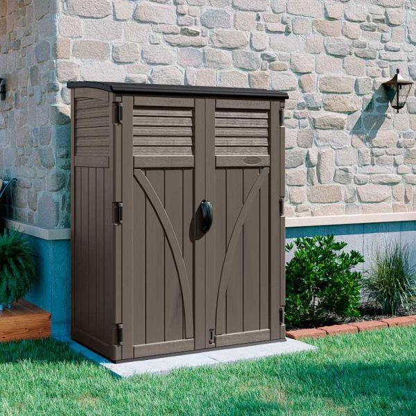 Suncast Aston Large Storage Cabinet - Stone Grey