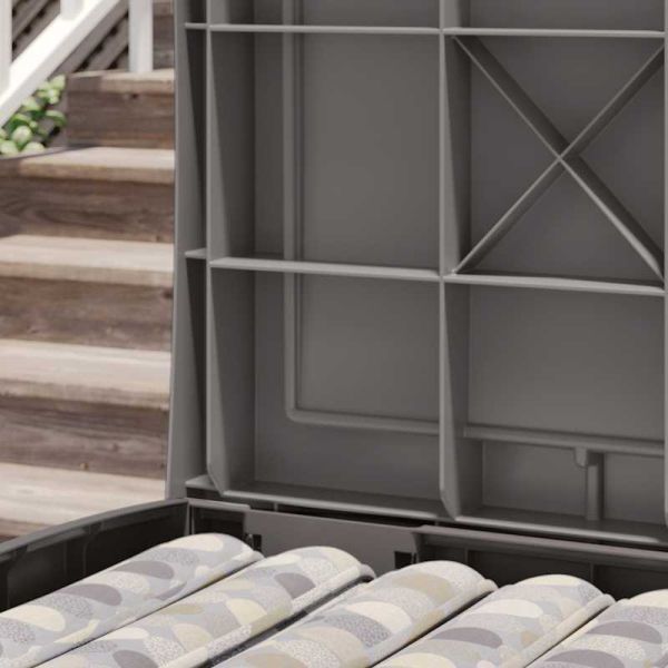 Suncast Carolina 189L Storage Box - Stone Grey