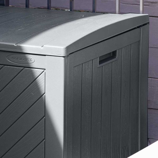 Suncast Colorado 507L Storage Box - Cyberspace Grey