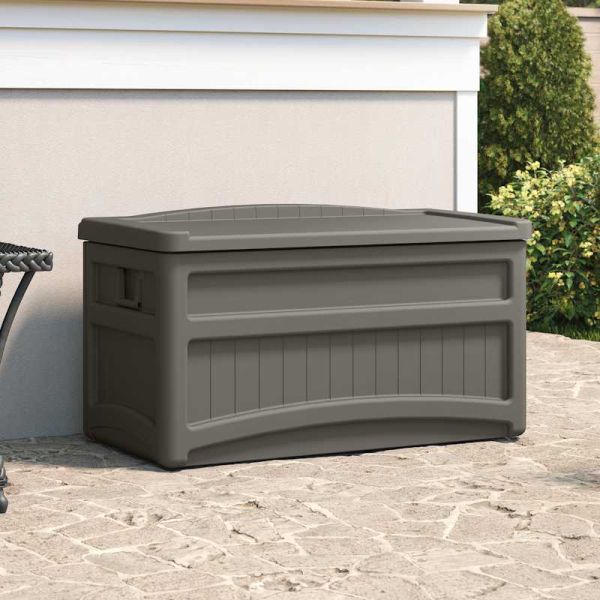 Suncast Dakota 276L Storage Box - Stone Grey