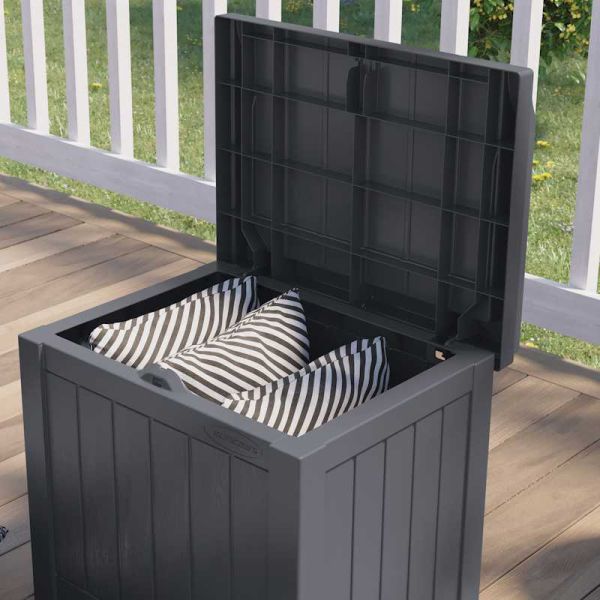 Suncast Florida 83L Storage Box - Cyberspace Grey
