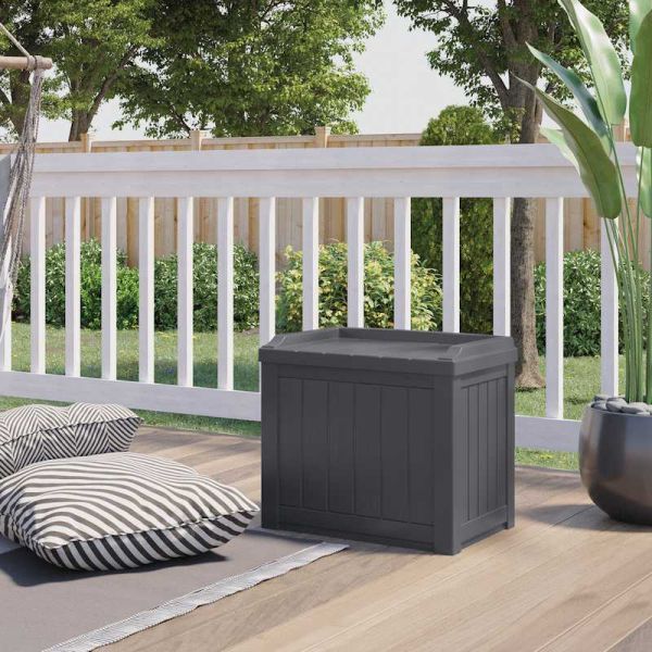 Suncast Florida 83L Storage Box - Cyberspace Grey