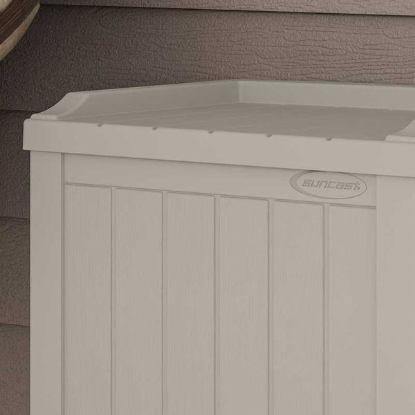 Suncast Florida 83L Storage Box - Light Taupe
