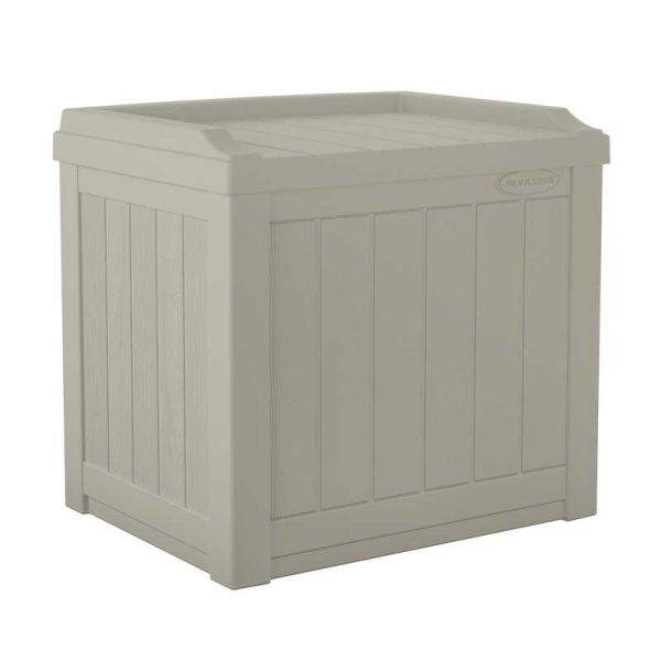 Suncast Florida 83L Storage Box - Light Taupe