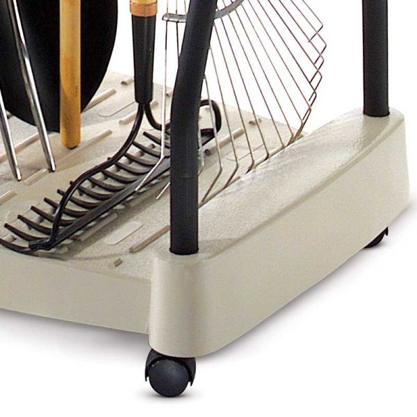 Suncast Garden Tool Rack with Wheels