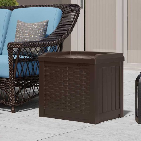 Suncast Georgia 83L Storage Box - Java Brown