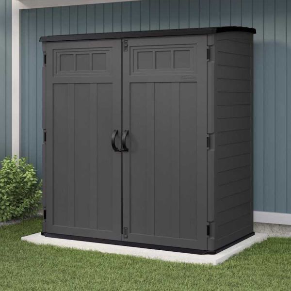 Suncast Hamilton XL Storage Cabinet - Peppercorn Grey