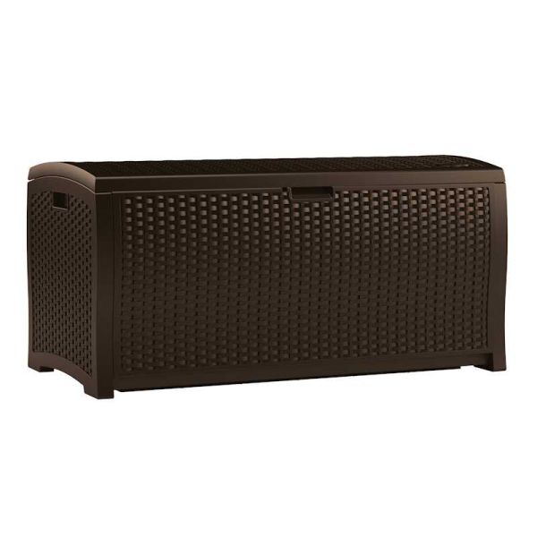 Suncast Missouri 375L Storage Box - Java Brown