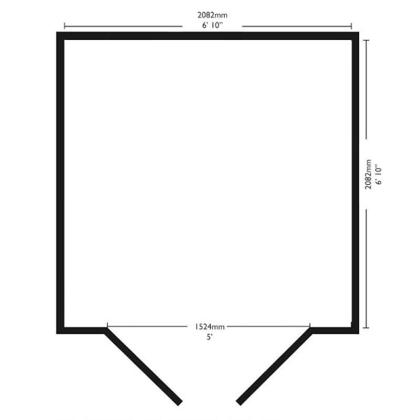 Suncast Moda Modernist Shed 7x7