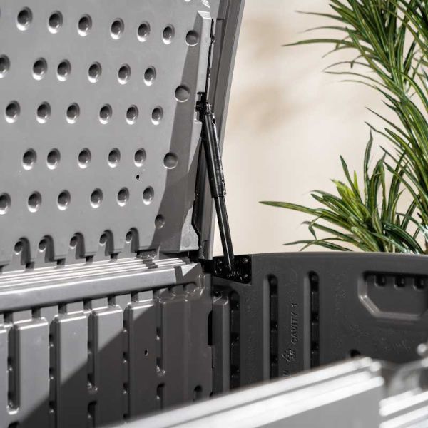 Suncast Montana 757L Storage Box - Peppercorn Grey