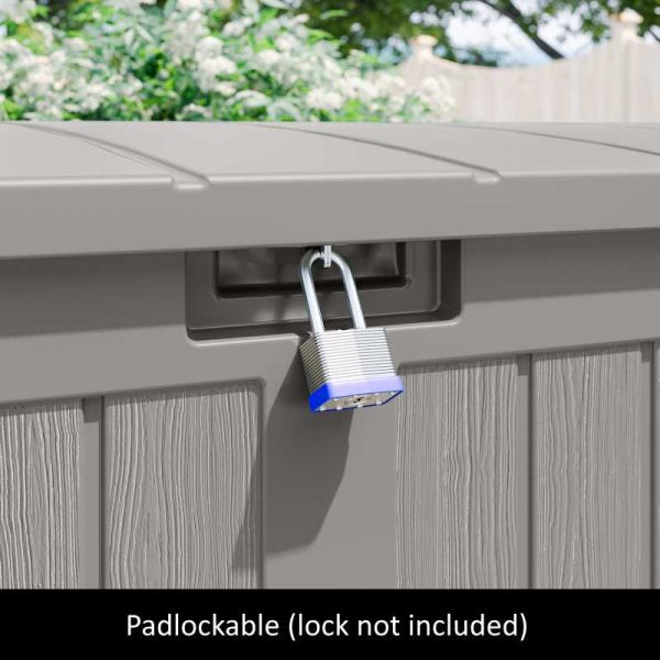 Suncast Montana 757L Storage Box - Stone Grey