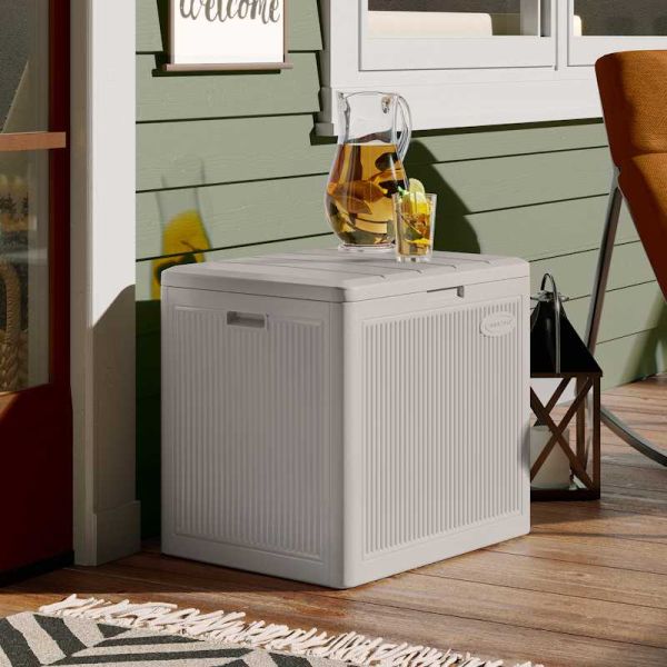 Suncast New York 83L Storage Box - French Grey