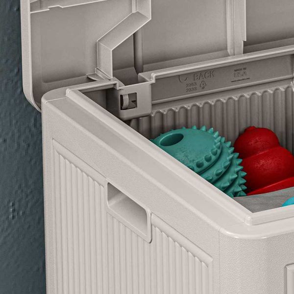 Suncast New York 83L Storage Box - French Grey