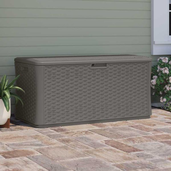 Suncast Oregon 507L Storage Box - Stone Grey