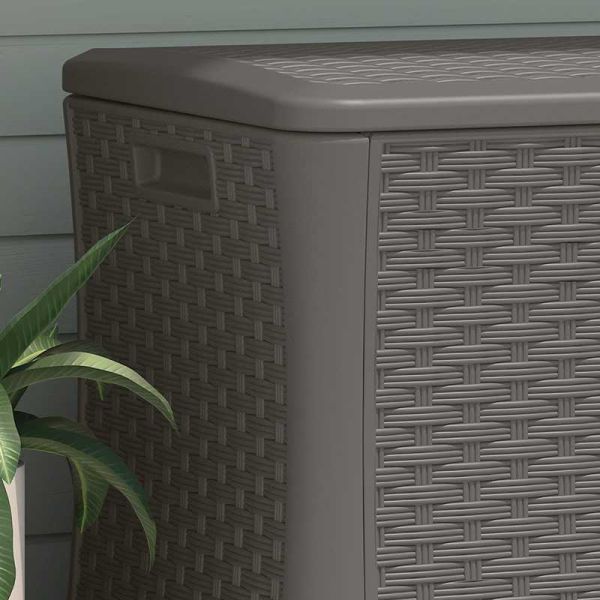 Suncast Oregon 507L Storage Box - Stone Grey