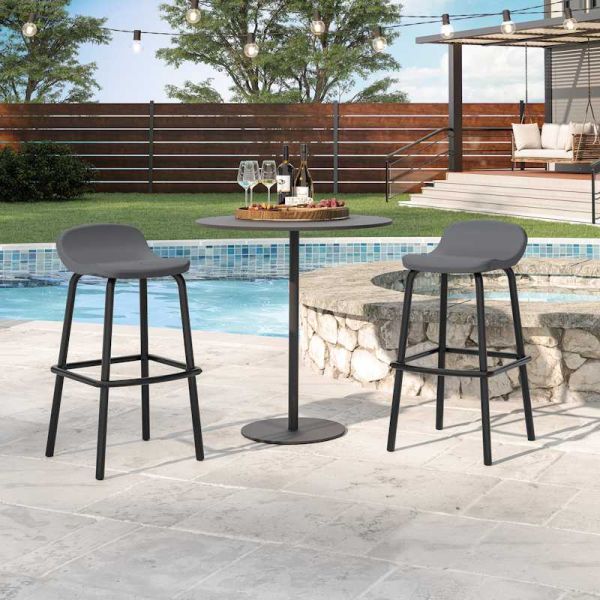 Suncast Outdoor Bar Stools - Pack of 2