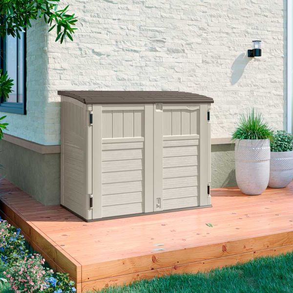 Suncast Stow-Away Store - Vanilla