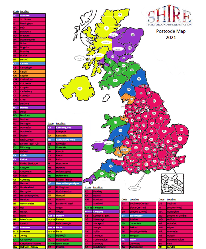 Shire Delivery Zones