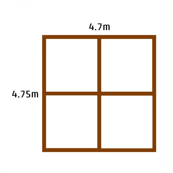 Swift Deck Complete Decking Kit 4.75m x 4.7m