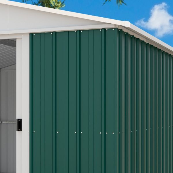 Yardmaster 1013GEYZ Metal Shed with Floor Support Frame 2.85 x 3.87m