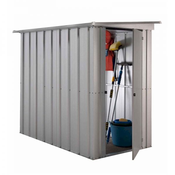 Yardmaster 54PEZ Pent Metal Shed with Floor Support Frame 1.04 x 1.44m
