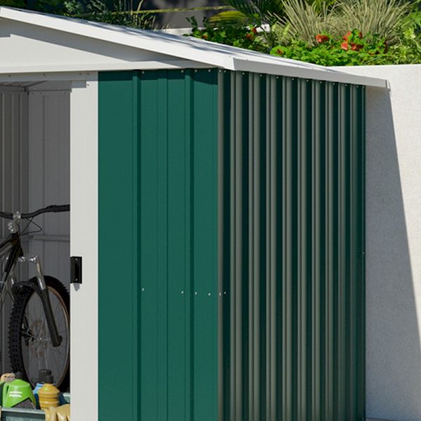 Yardmaster 66GEYZ Metal Shed with Floor Support Frame 1.86 x 1.86m