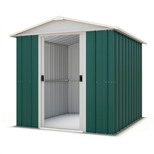 Yardmaster 66GEYZ Metal Shed with Floor Support Frame 1.86 x 1.86m