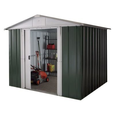 Yardmaster 86GEYZ Metal Shed with Floor Support Frame 2.26 x 1.86m