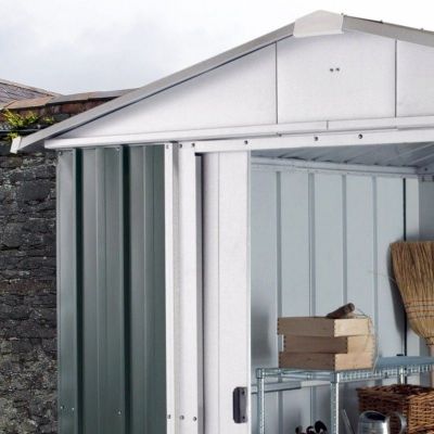 Yardmaster 87GEYZ Metal Shed with Floor Support Frame 2.26 x 2.07m