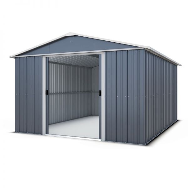 Yardmaster Castleton 1013AEYZ Metal Shed with Floor Support Frame 2.85 x 3.87m