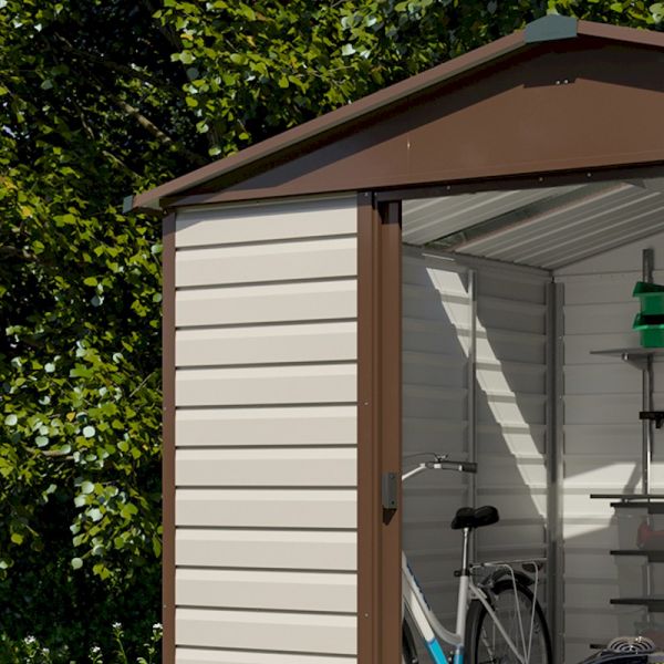 Yardmaster Shiplap 108TBSL Metal Shed with Floor Support Frame 2.85 x 2.26m