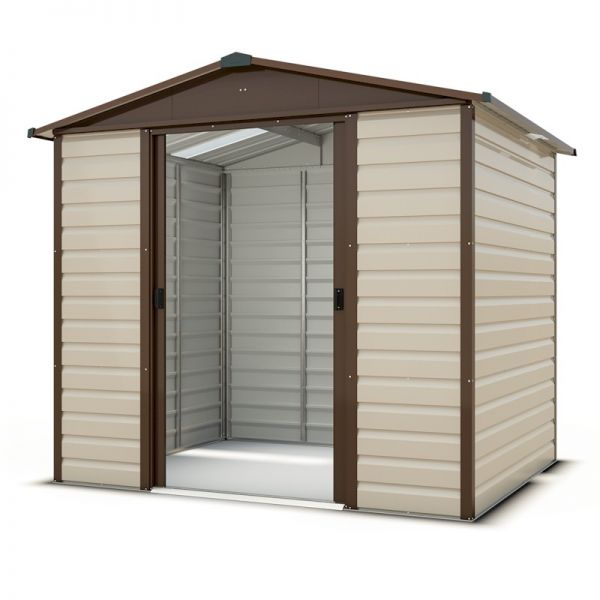 Yardmaster Shiplap 86TBSL Metal Shed with Floor Support Frame 2.26 x 1.86m