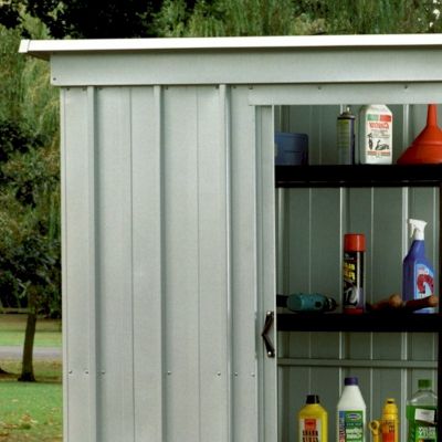 Yardmaster Store-All 104PZ Pent Metal Shed 2.84 x 1.04m