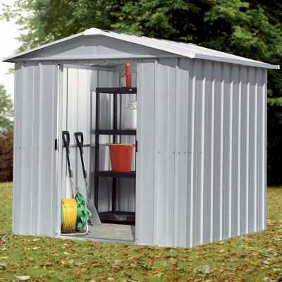 Yardmaster Zinc Deluxe 68ZGEY Metal Shed 1.86 x 2.26m