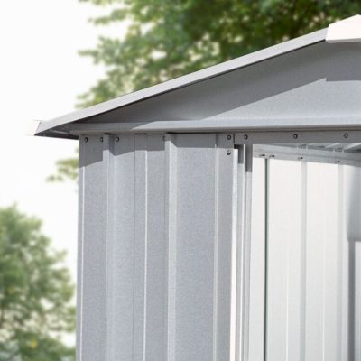 Yardmaster Zinc Deluxe 68ZGEY Metal Shed 1.86 x 2.26m