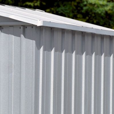 Yardmaster Zinc Deluxe 68ZGEY Metal Shed 1.86 x 2.26m